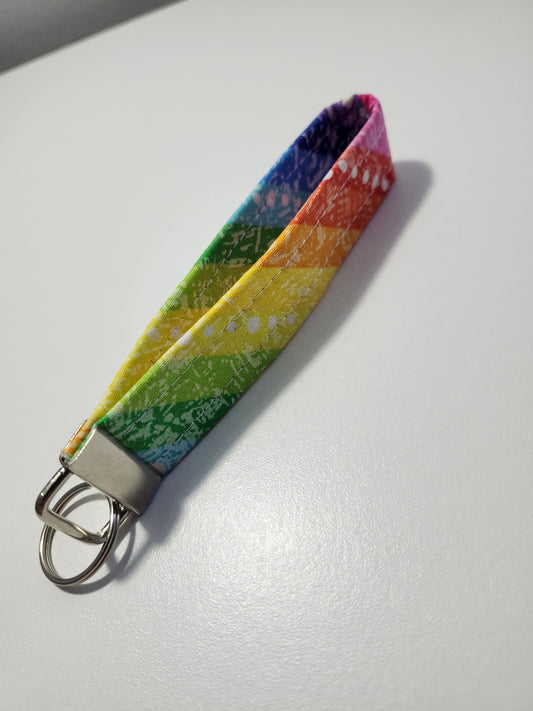 Rainbow Print Wrist Strap