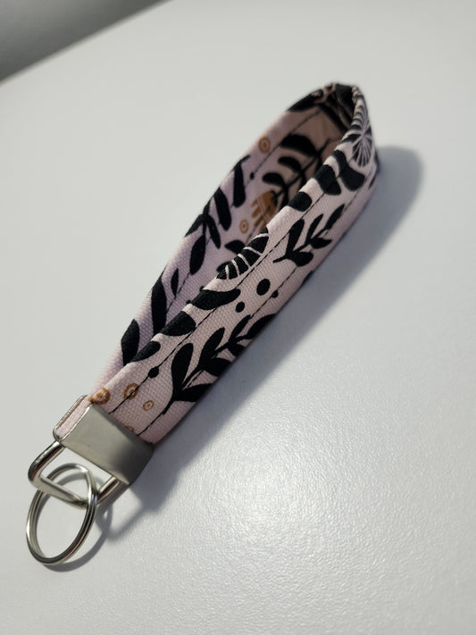 Pink Bird Print Wrist Strap